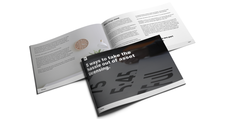 eBook: 5 ways to take the hassle out of asset licensing.