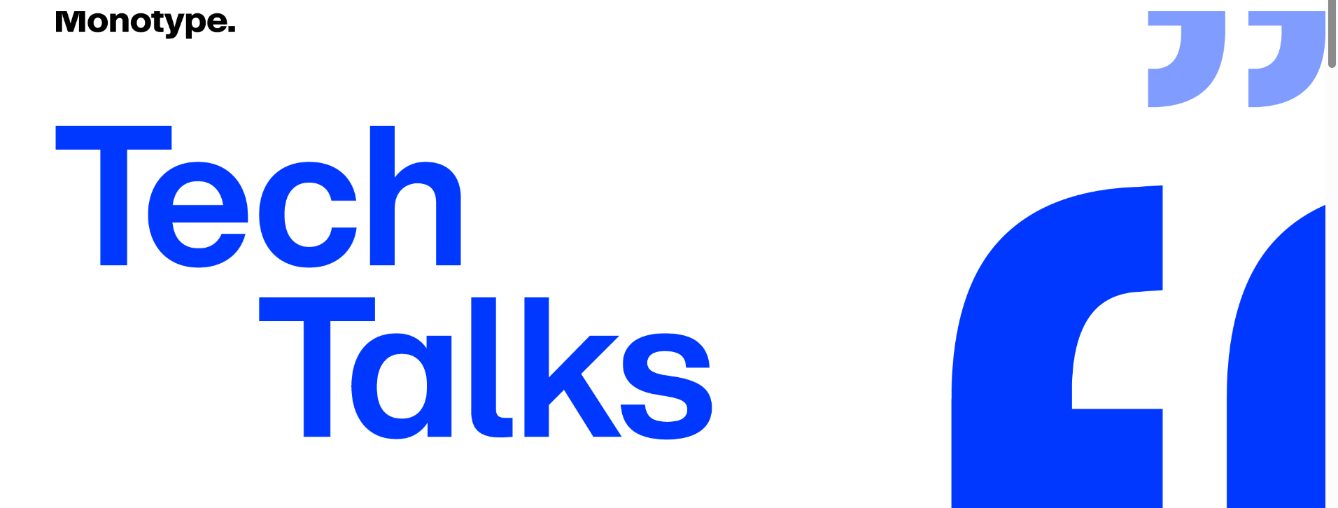 Tech Talks event in Dussledorf Banner