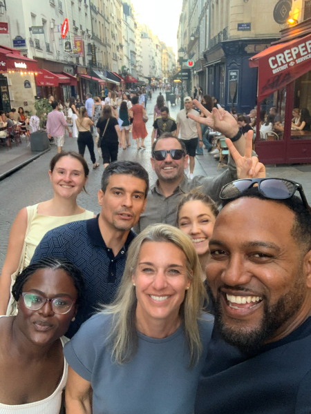 Kristin Ratzlaff and Monotype team members in Paris 2025