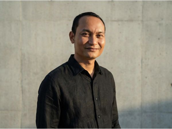 A portrait of typographer Wayhu Setiya Rahmawan.