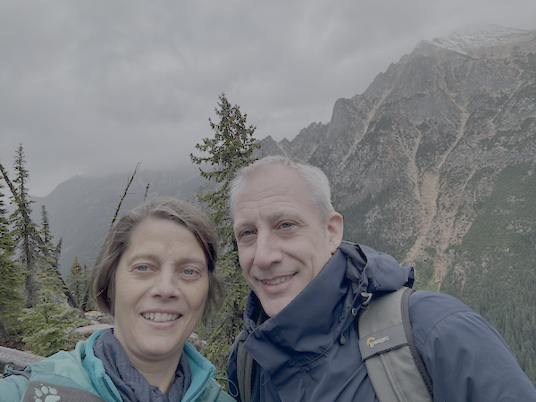Jan Kaestner and Caroline at Mount Rainier