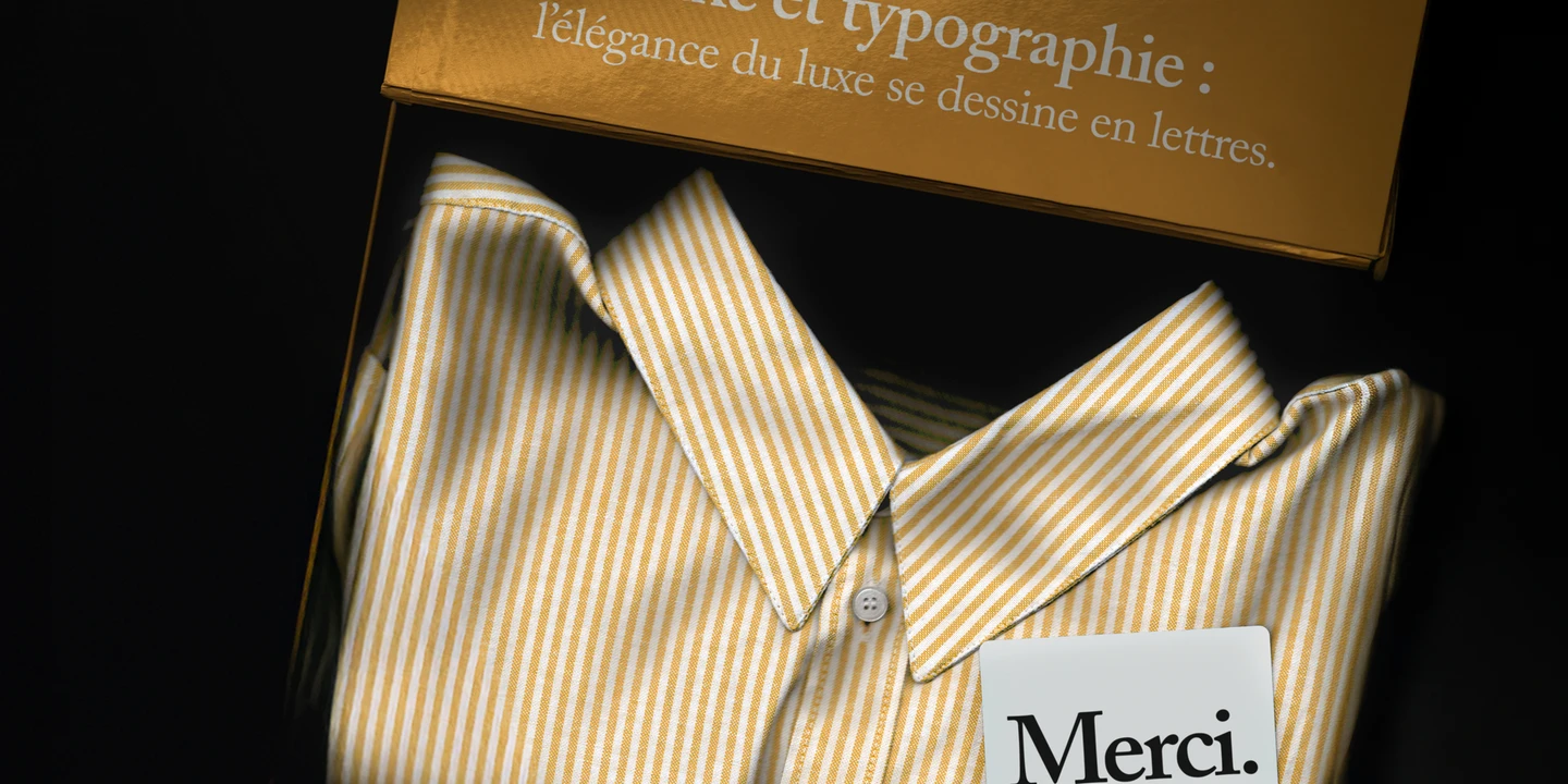 Image showcasing typography and luxury-themed article visuals for Monotype.