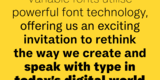 Variable fonts