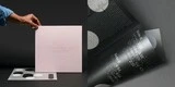 Cover and foils design showcasing elegant print elements and textures for high-quality production.