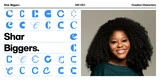 Portrait of Shar Biggers, creative director and branding expert.