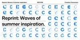 Cover of "Creative Characters" podcast episode 8, abstract design elements in a vibrant, layered composition.