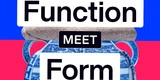 Function meets form visual representing structured typography and design.