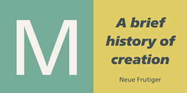 Neue Frutiger two Neue Frutiger