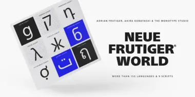 Neue Frutiger World Neue Frutiger World