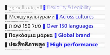 Neue Frutiger World Neue Frutiger World