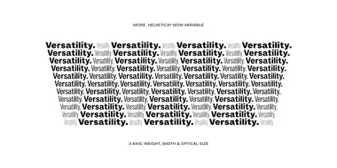 Helvetica Now Variable