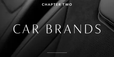 Fonts and luxury brands: Cars.
