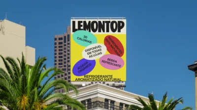 Fontes tipográficas japonesas organizadas em um layout de design digital.