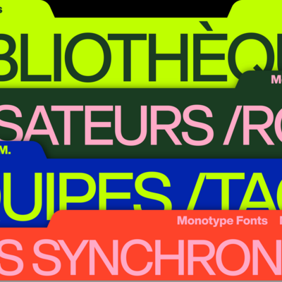 Adaptez-vous aux dernières tendances et méthodes de travail avec Monotype Fonts. Voici comment.
