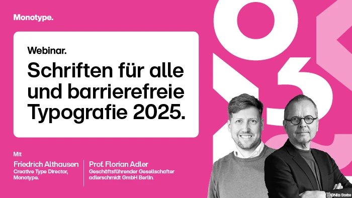 Schriften für alle und barrierefreie Typografie