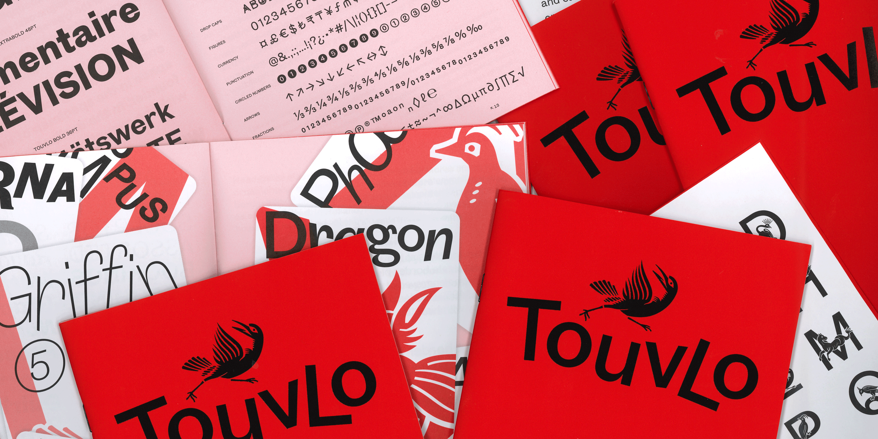Touvlo Specimen Book thank you