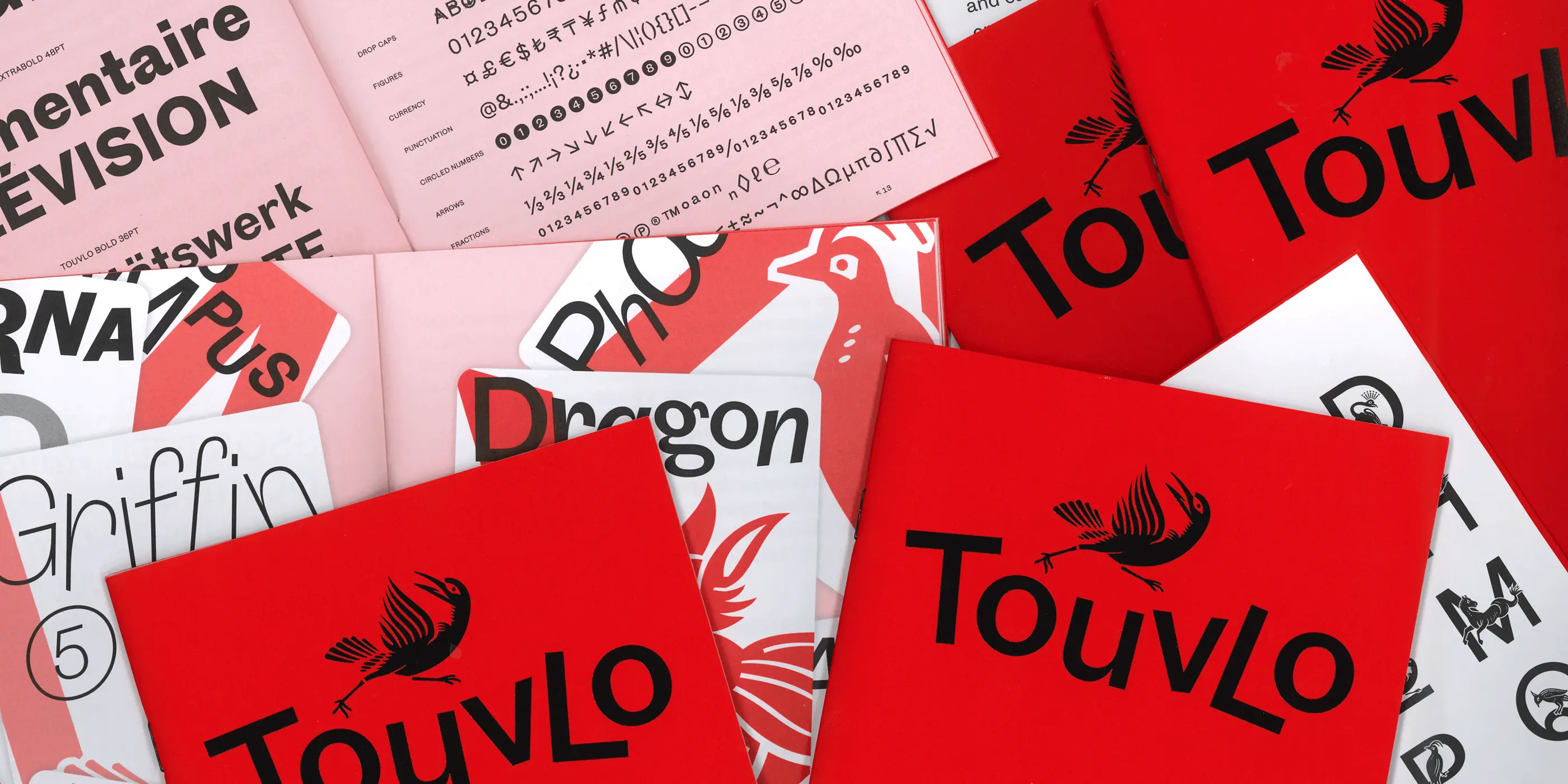 Touvlo Specimen Book thank you