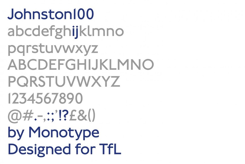 Introducing Johnston100, the language of London | Monotype.