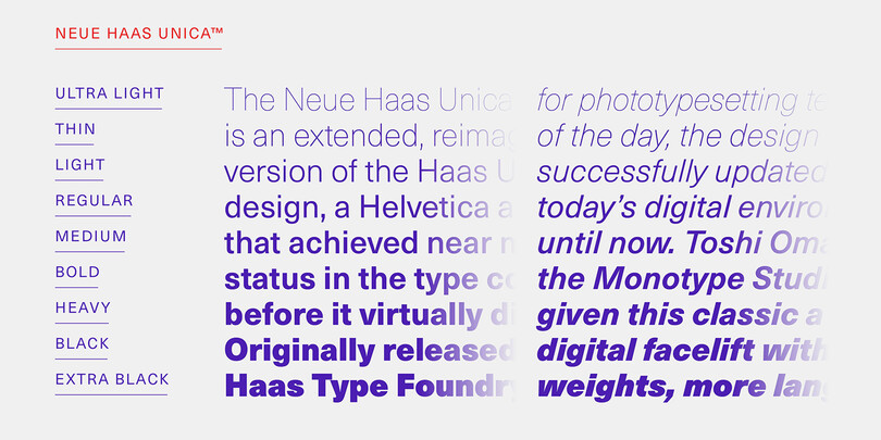 Neue Haas Unica™