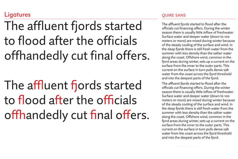 Ligatures