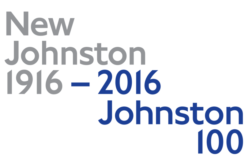 Johnston 100 captures the essence of London while updating the font for modern use.