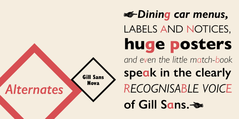 Gill Sans Nova 