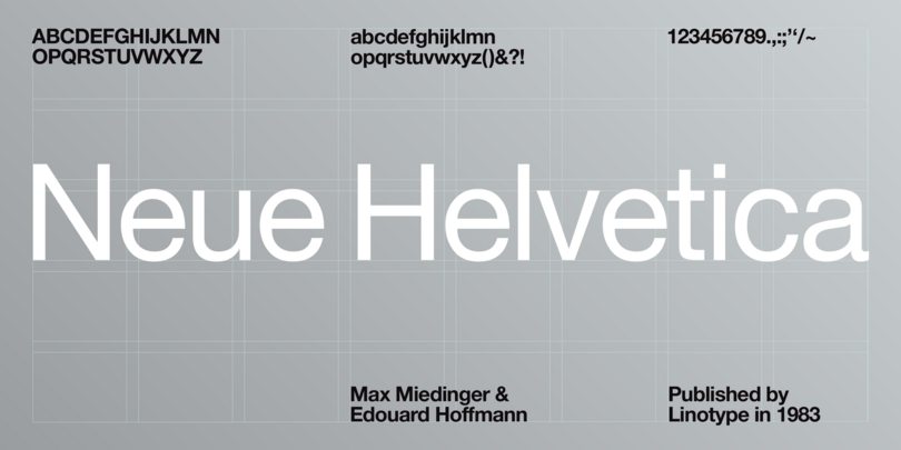 Neue Helvetica