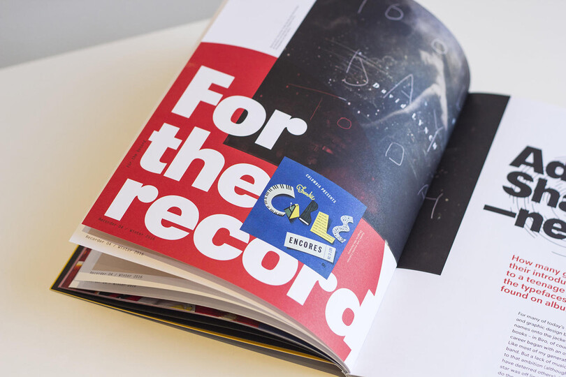 Adrian Shaughnessy has written about typography and record sleeves for issue 4 of The Recorder.