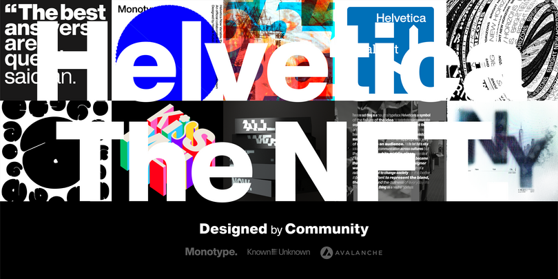 Helvetica The NFT.