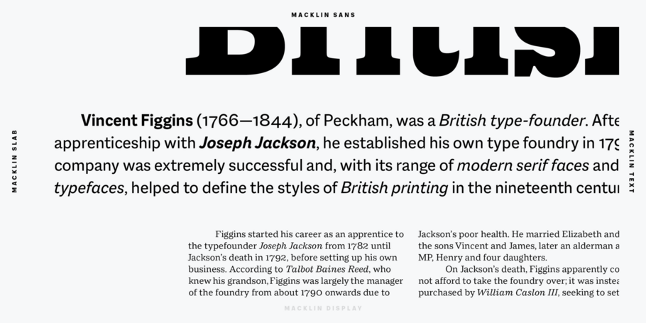 Figgins Sans® Font Family Typeface Story