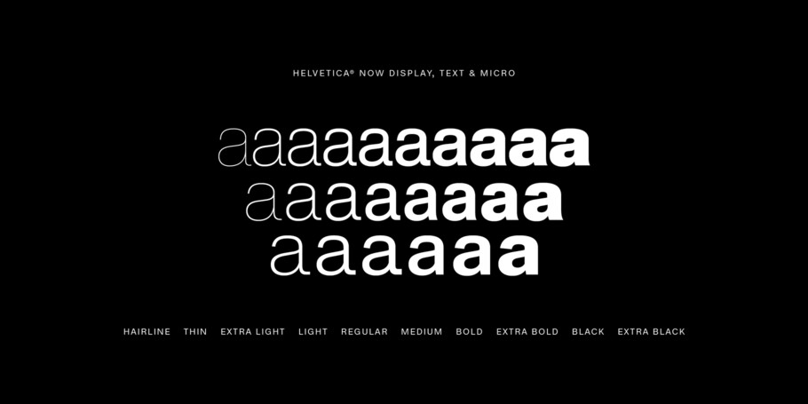 Helvetica Now Monotype