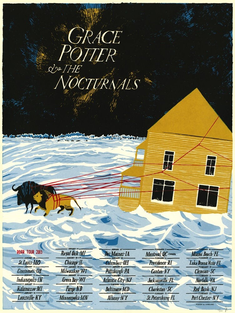 Grace Potter & the Nocturnals, Roar Tour 2013.