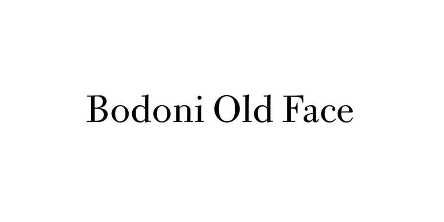 bodoni