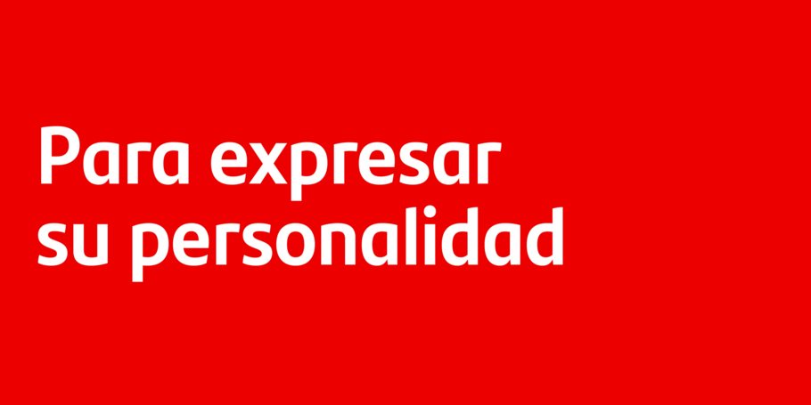 Cita que indica «para expresar su personalidad»