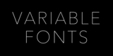Variable fonts animation Variable fonts animation