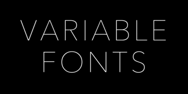 Variable fonts animation