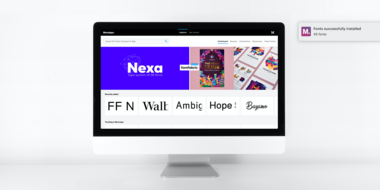 Download Mosaic Monotype PSD Mockup Templates