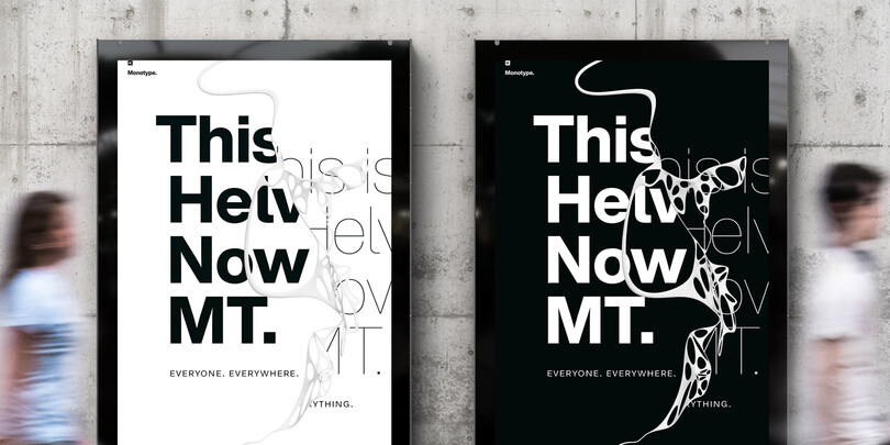 Helvetica Now posters