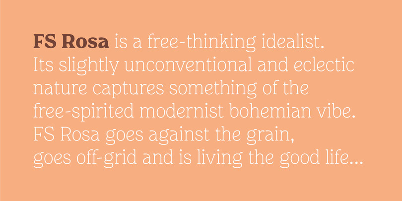 Meet FS Rosa | Monotype.