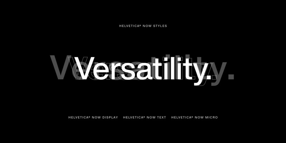 Helvetica Now Monotype