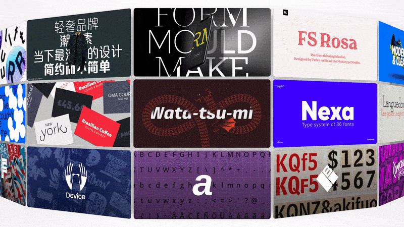 Meet Monotype Fonts. Meet Monotype Fonts.